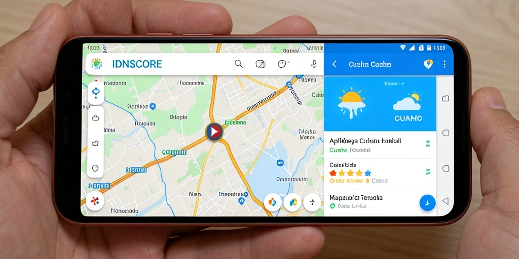 Tampilan antarmuka pengguna IDNSCORE yang informatif dan responsif.
