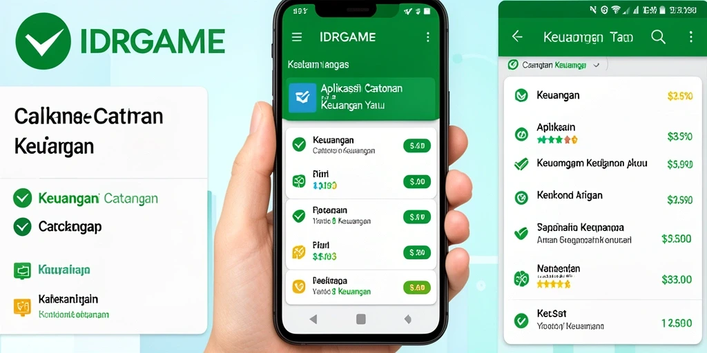 Tampilan antarmuka yang modern dan mudah digunakan di IDRGAME.