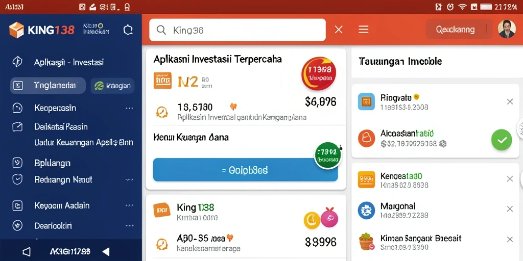 Tampilan antarmuka KING138 yang modern dan intuitif untuk investasi.